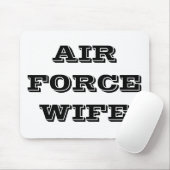 Muismat Air Force Echtgenote (Met muis)