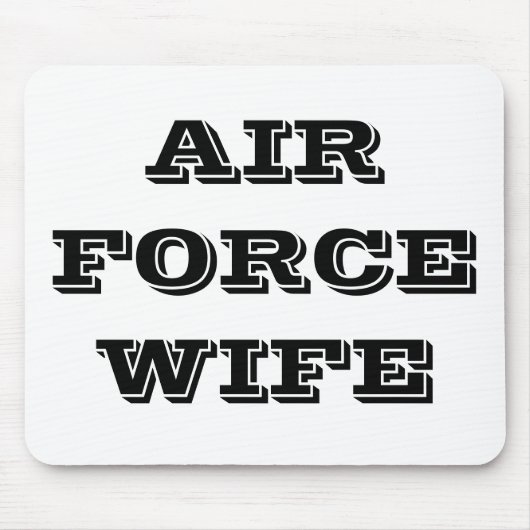 Muismat Air Force Echtgenote (Voorkant)