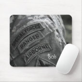 Muismat Amerikaanse Rangers met naam (Met muis)