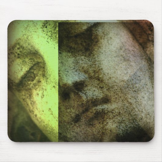 Muismat  Angelic Statue Face Grunge (Voorkant)
