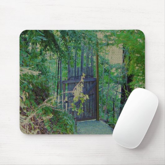 Muismat - Bamboepoort in Forest Garden (Met muis)