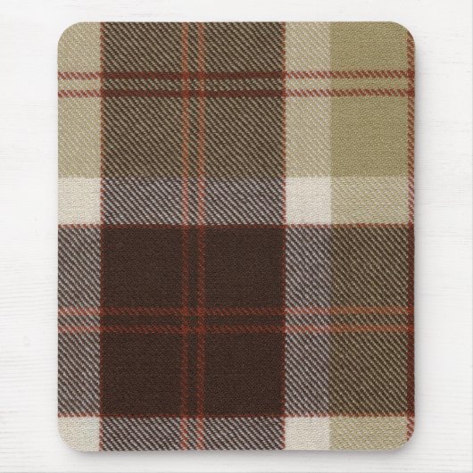 Muismat Bannockbane Tartan Afdrukken (Voorkant)