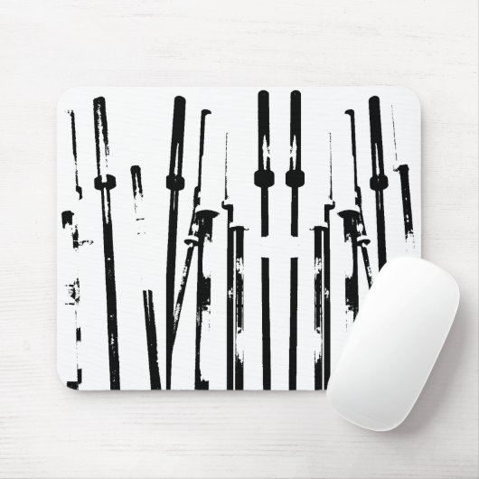 Muismat Barbell Forrest (Met muis)