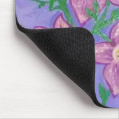 Muismat, beschilderd design "Morning Dew:" Muismat (Hoek)