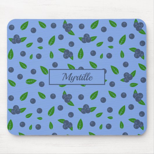 Muismat blauwbes patroon (Voorkant)