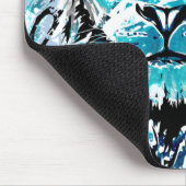 Muismat Blauwe leeuwenkop | Lion Mousepad (Hoek)