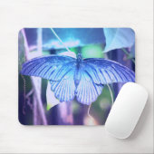 Muismat blauwe vlinder (Met muis)