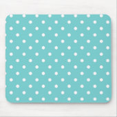 Muismat blauwgroen Sky Polka Dot (Voorkant)