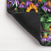 Muismat Bloem Bloemen 's Nachts Half 2 (Hoek)
