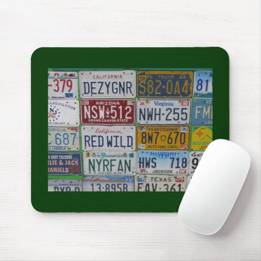 Muismat Borden auto (Met muis)