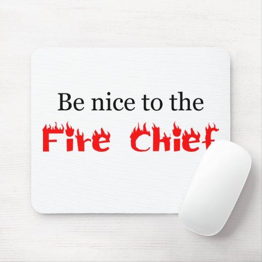 Muismat brandweerman. (Met muis)