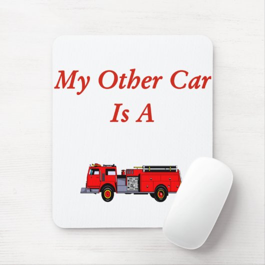 Muismat brandweerman. (Met muis)