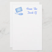 Muismat Briefpapier (Voorkant / Achterkant)