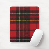 Muismat Brodie Red Modern Tartan Print (Met muis)