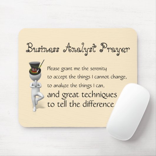 Muismat Business Analyst Prayer (Met muis)