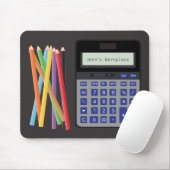 Muismat calculator en Pencils (Met muis)