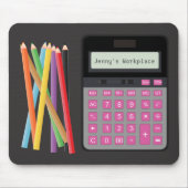 Muismat calculator en Pencils (Voorkant)