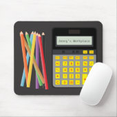 Muismat calculator en Pencils (Met muis)