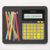 Muismat calculator en Pencils (Voorkant)