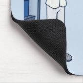 Muismat Cartoon klantenservice (Hoek)