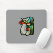 Muismat champignon (Met muis)