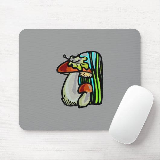 Muismat champignon (Met muis)