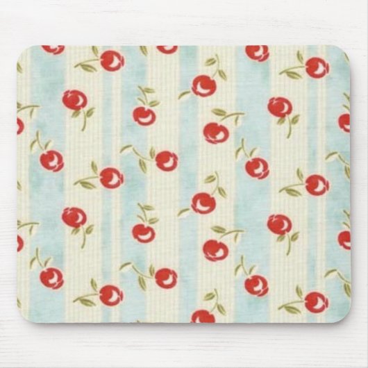 Muismat Chic CHERRIES Fabric (Voorkant)