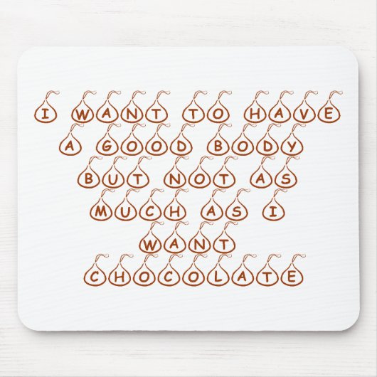 Muismat Chocolate Lover (Voorkant)