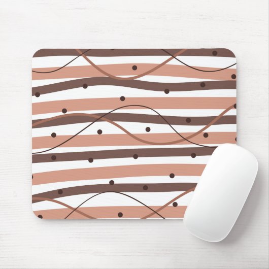 Muismat Chocolatey Stripes (Met muis)