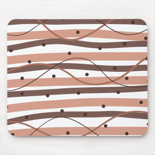 Muismat Chocolatey Stripes (Voorkant)