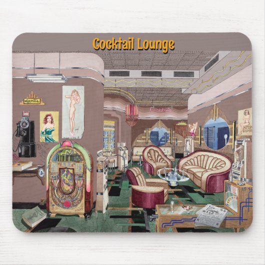 MUISMAT - Cocktail Lounge - Victoriaans -P. Harly (Voorkant)