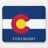 MUISMAT COLORADO State Flag aanpassen Tekst (Voorkant)