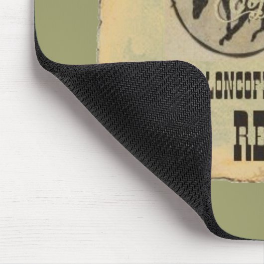 Muismat "Cowgirl on Coffee" WENS POSTER (Hoek)