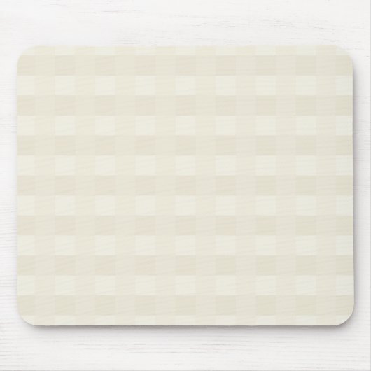 Muismat Cream Gingham Pset Pattern (Voorkant)