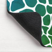 Muismat - Dierenprinter Giraffe Groen/blauw (Hoek)