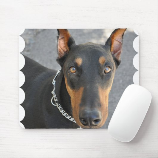 Muismat Doberman Pinscher (Met muis)