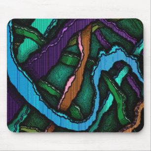 Muismat Donkere Krabbels Abstract Ontwerp