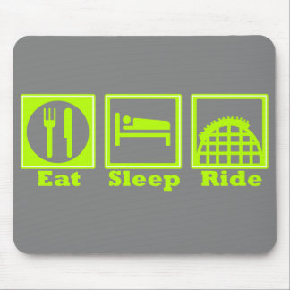 Muismat Eat, Sleep en Ride (Roller Onderzetters)