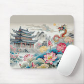 MUISMAT - Een draak, een pagode en een bloementuin (Met muis)