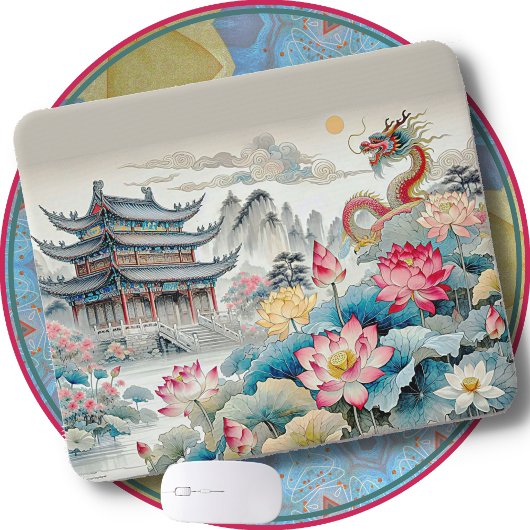 MUISMAT - Een draak, een pagode en een bloementuin