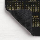 Muismat Faux Gold en Black Yarly Calendar 2023 (Hoek)