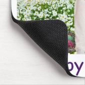 muismat. Fijne Pasen. klipspringer/konijn Muismat (Hoek)