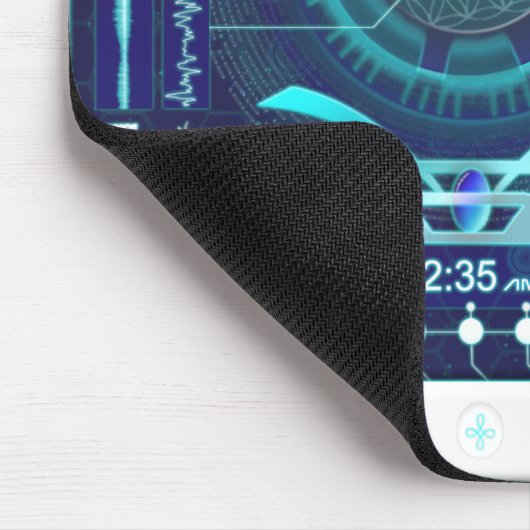 Muismat Flexibel scherm mobiele quantumcomputer (Hoek)