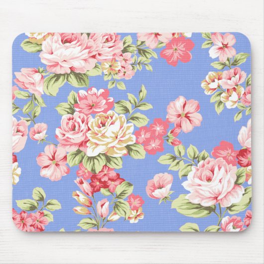 Muismat Floral Flowers (Voorkant)