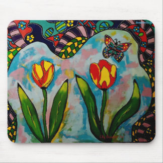Muismat "Flower-Art"