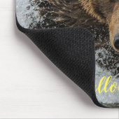 Muismat-geelsteen Beer Muismat (Hoek)