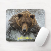 Muismat-geelsteen Beer Muismat (Met muis)