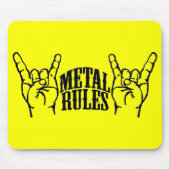 Muismat Gele metalen regels (Voorkant)