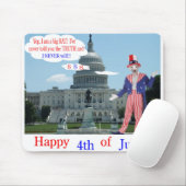 muismat. Gelukkige 4e. rat/unclesam Muismat (Met muis)