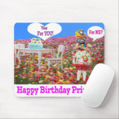 muismat. Gelukkige Verjaardag Prinses. rode panda  Muismat (Met muis)